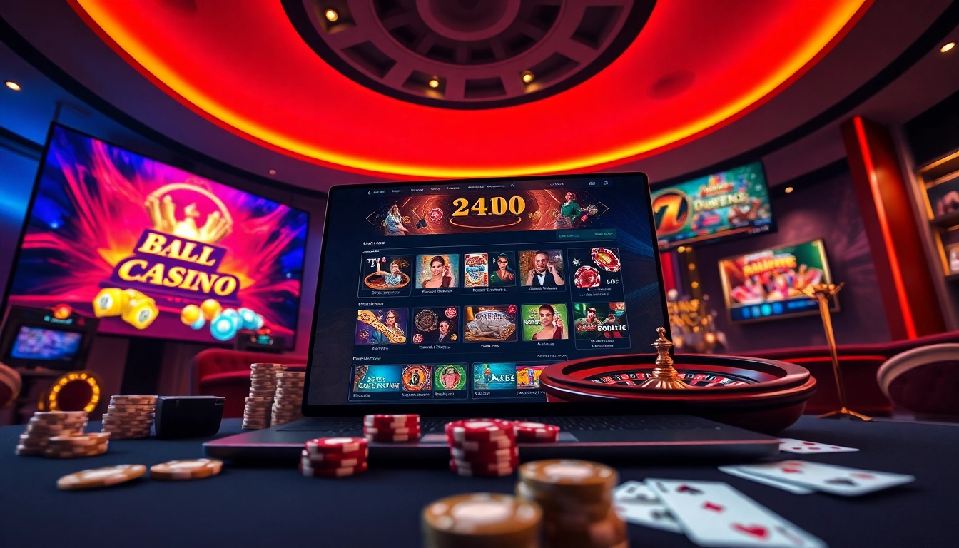 Experience the thrill of online gaming with 123b.faith's modern casino interface displaying vibrant games.