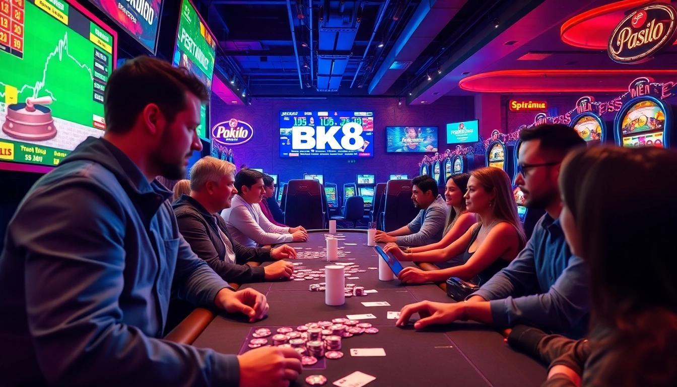 Captivating online gaming experience at bk860s.com showcasing players engaging in various exciting games.