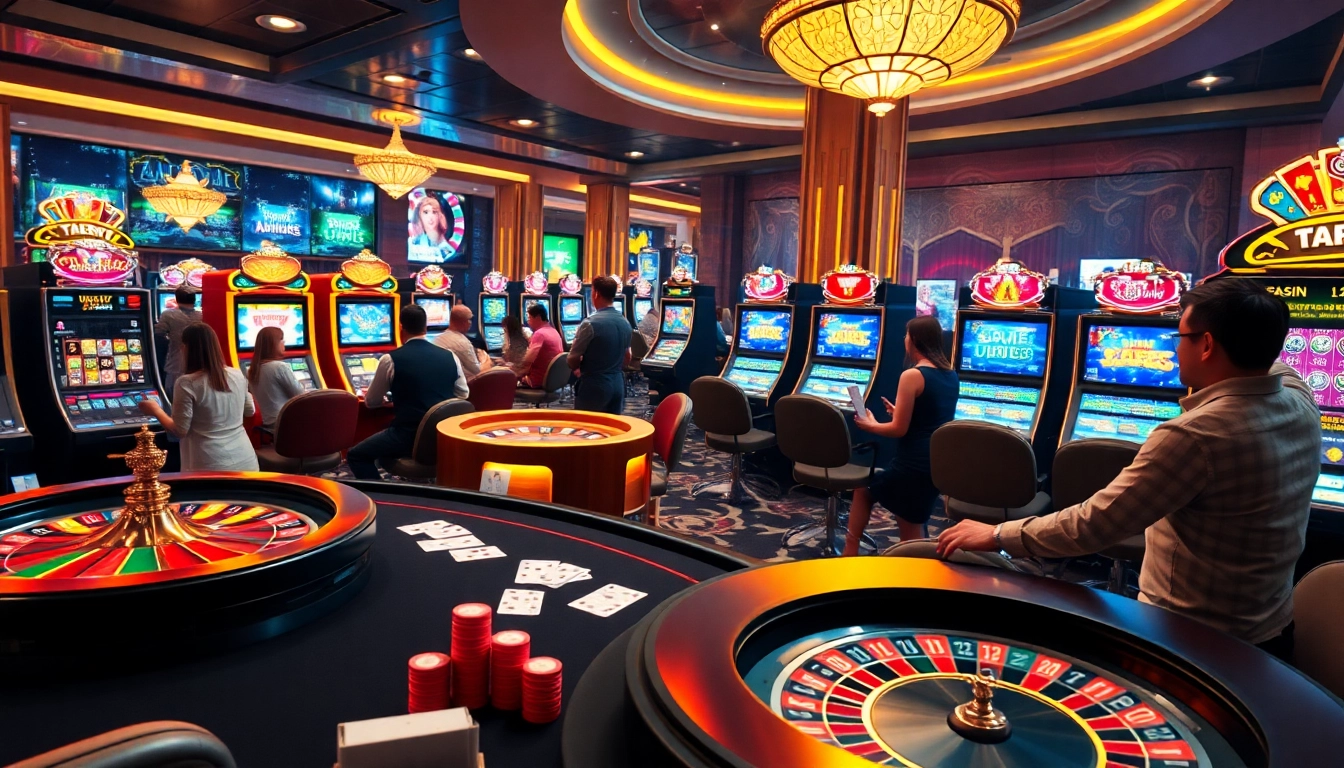 Experience thrilling gameplay at https://nk88net.com/ with exciting casino tables and vibrant slot machines.