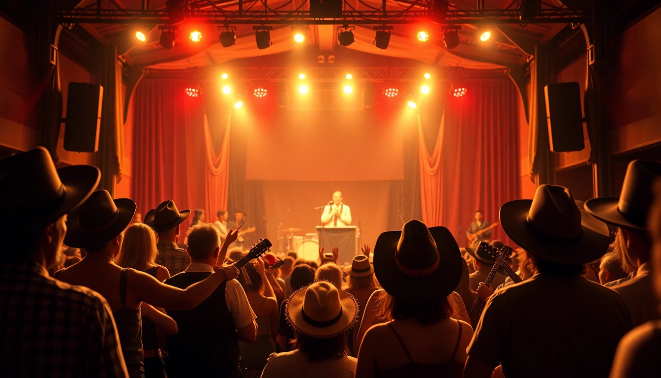 Experience the lively Johnny Cash Birthday Bash, highlighting the festive atmosphere and live music at johnnycashbirthday.com.