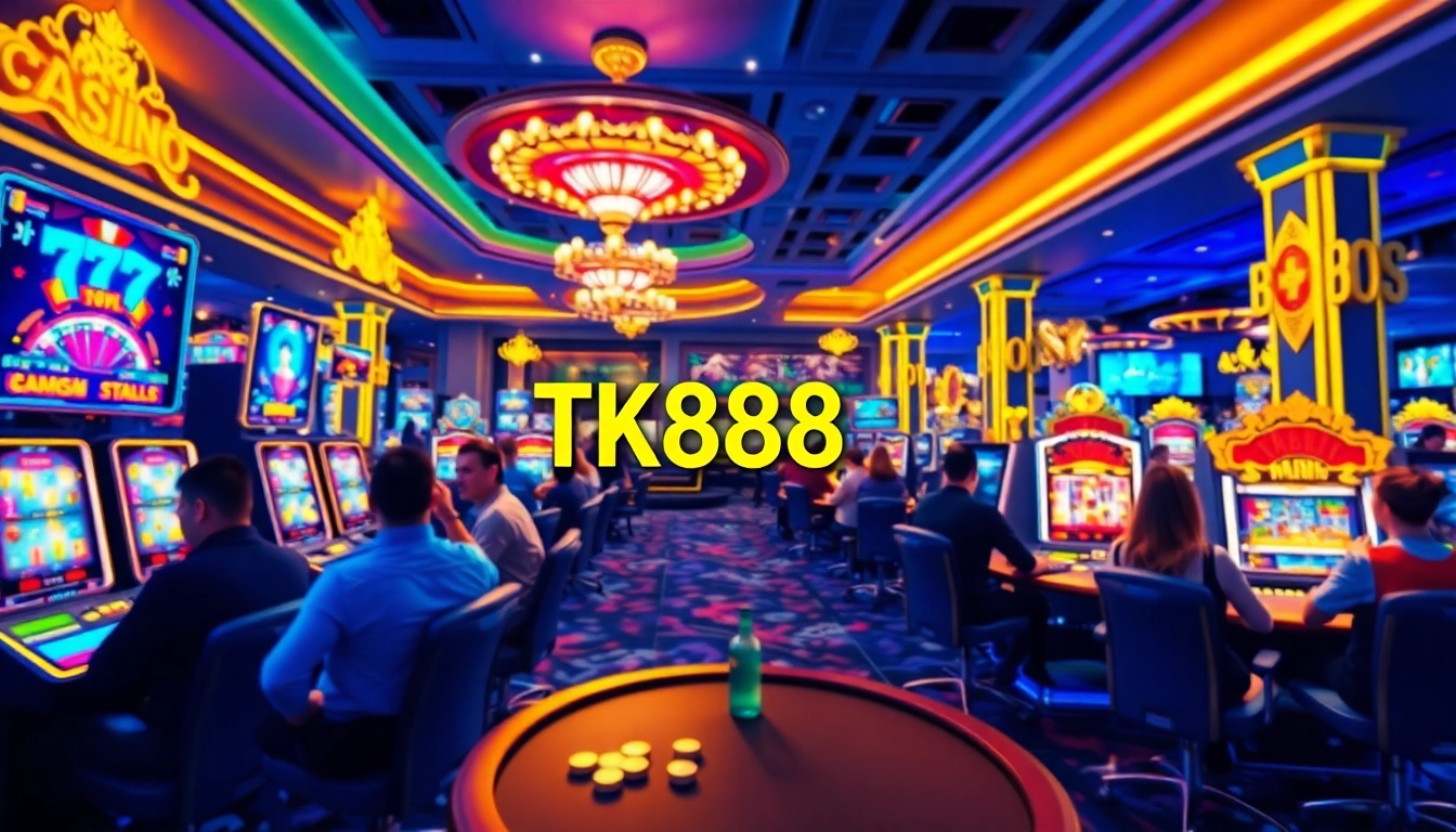 Interactive online gaming scene featuring tk88win.live, showcasing casino excitement.